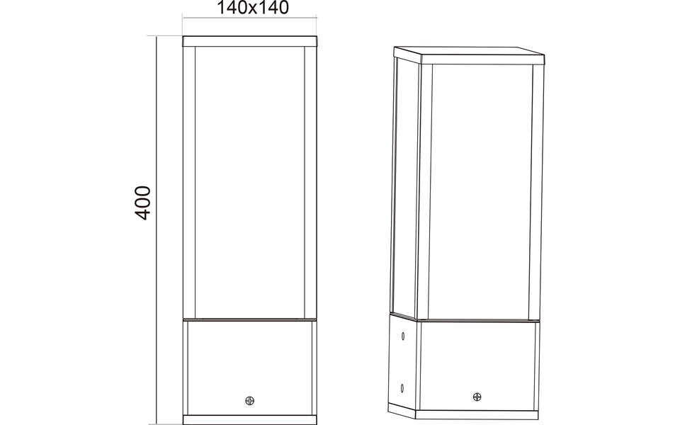 HLW LED LED Tuinverlichting - Staande Buitenlamp - Trion Garinola - E27 Fitting - Rechthoek - Houtkleur - Natuur Hout |
