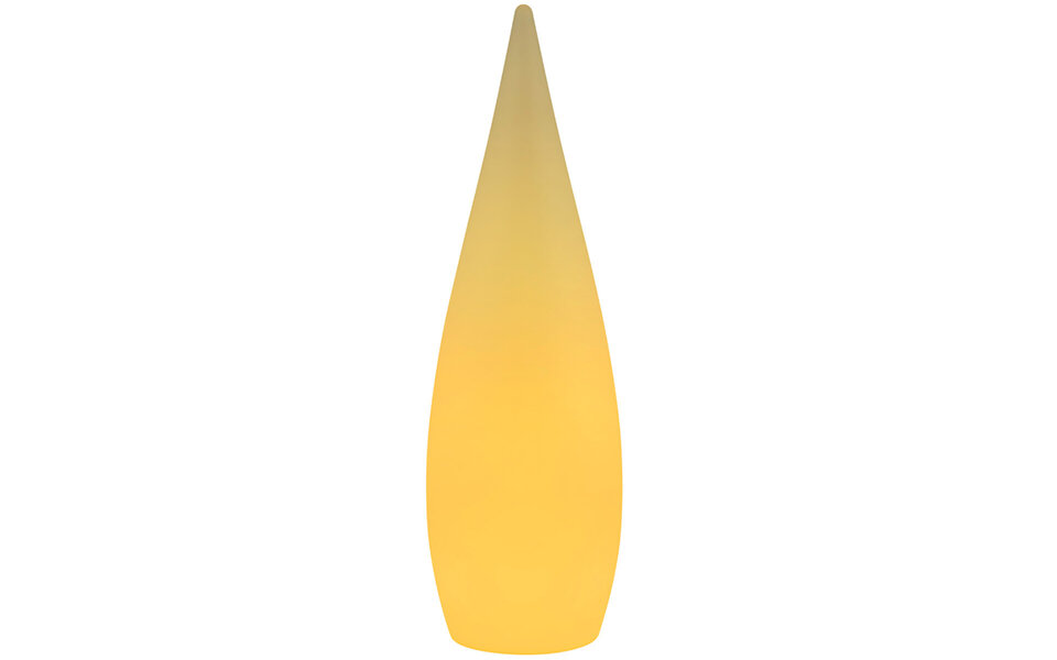 HLW LED LED Tuinverlichting - Vloerlamp - Trion Palina - 3W - Warm Wit 3000K - RGBW - Dimbaar - Ovaal - Mat Wit - Kunststof