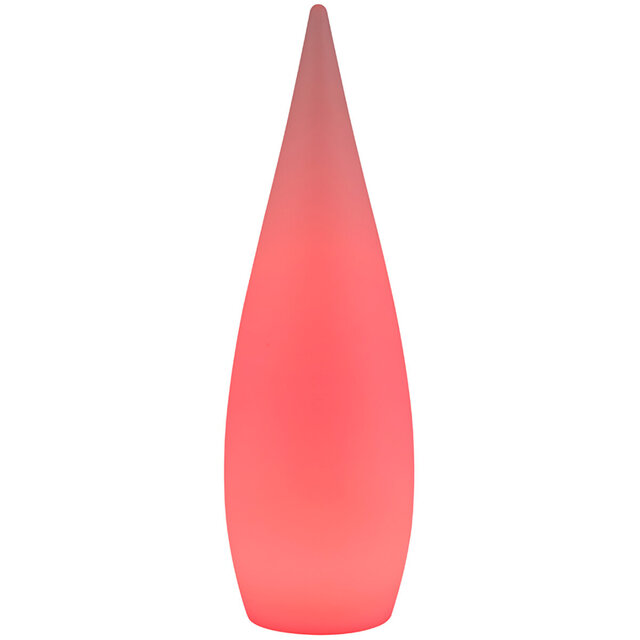 HLW LED LED Tuinverlichting - Vloerlamp - Trion Palina - 3W - Warm Wit 3000K - RGBW - Dimbaar - Ovaal - Mat Wit - Kunststof