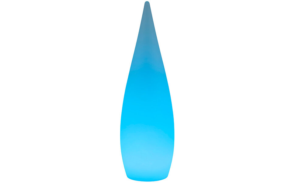 HLW LED LED Tuinverlichting - Vloerlamp - Trion Palina - 3W - Warm Wit 3000K - RGBW - Dimbaar - Ovaal - Mat Wit - Kunststof