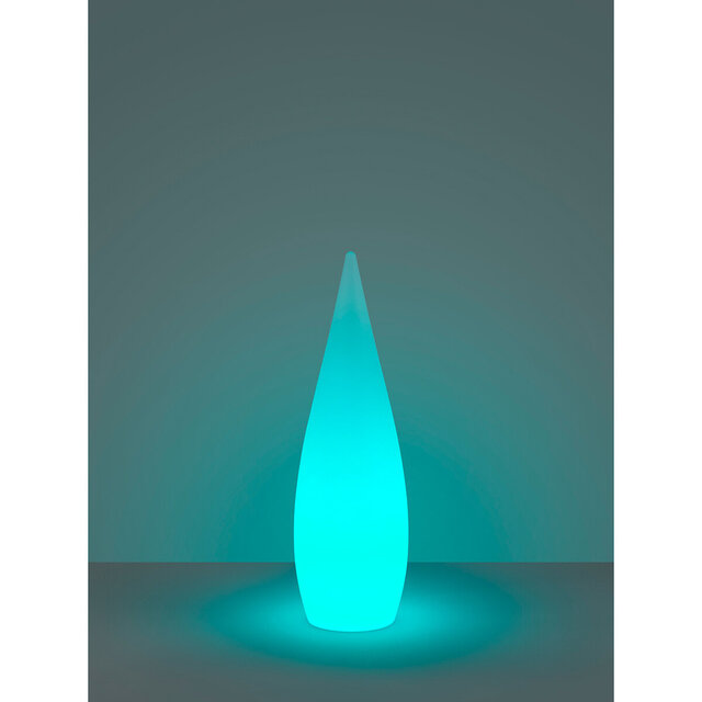 HLW LED LED Tuinverlichting - Vloerlamp - Trion Palina - 3W - Warm Wit 3000K - RGBW - Dimbaar - Ovaal - Mat Wit - Kunststof