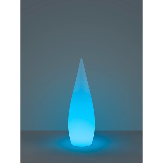 HLW LED LED Tuinverlichting - Vloerlamp - Trion Palina - 3W - Warm Wit 3000K - RGBW - Dimbaar - Ovaal - Mat Wit - Kunststof