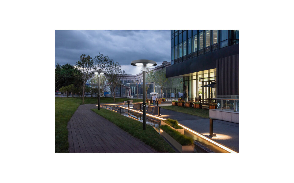 HLW LED LED Tuinverlichting - Rinzu Drion - Buitenlamp - Dimbaar 0-10V - 60 Watt - 9000 Lumen - 4000K - Waterdicht IP65 - OSRAM Driver - Lumileds