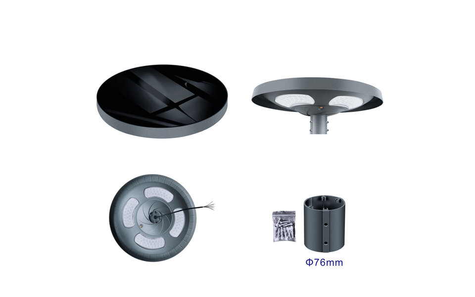 HLW LED Rinzu Drion LED Garden Light  | 60W | 4000K | 9000lm | IP65 | Dimmable 0-10V