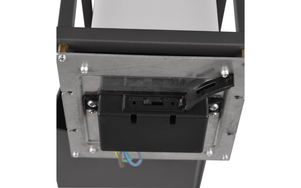 HLW LED LED Tuinverlichting - Staand Buitenlamp - Trion Hamwit - 14.5W - Aanpasbare Kleur - Waterdicht IP54 - Antraciet - Aluminium - 40 cm