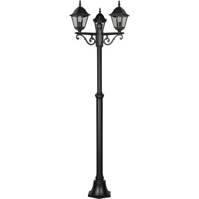 Trion Zena LED Vloerlamp Mat Zwart - 3 Lichtpunten Buitenlamp Trion Zena LED Vloerlamp Mat Zwart - 3 Lichtpunten Buitenlamp