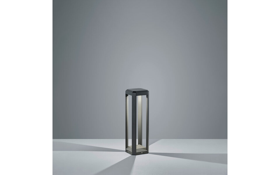 HLW LED LED Garden Floor Lamp 11W Warm White 2700K–3000K IP65 Waterproof Matte Anthracite