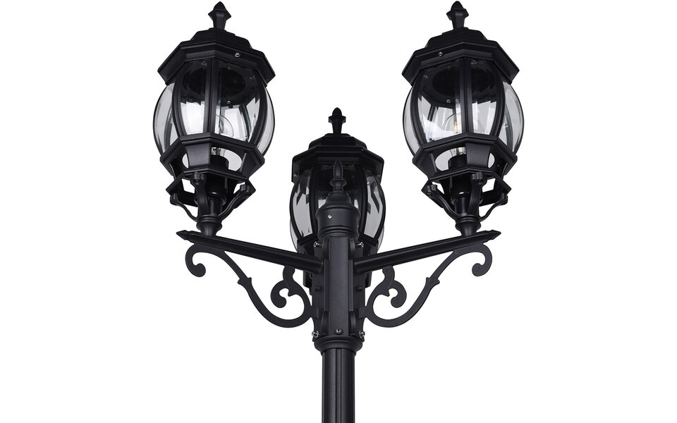 HLW LED LED Tuinverlichting - Staand - Buitenlamp - Trion Velo - E27 Fitting - 3 Lichtpunten - Mat Zwarte - Aluminium | HLW LED LED Tuinverlichting - Staand - Buitenlamp - Trion Velo - E27 Fitting - 3 Lichtpunten - Mat Zwarte - Aluminium |