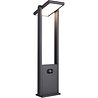 HLW LED LED Outdoor Wall Lamp & Floor Lamp with Sensor, 5W LED, Adjustable Beam Angle