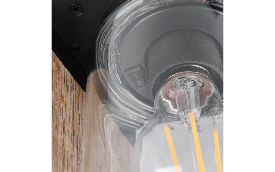 HLW LED LED Garden Lighting Arda - Standing Outdoor Lamp & LED Outdoor Wall Lamp, Brown, IP44 HLW LED LED Garden Lighting Arda - Standing Outdoor Lamp & LED Outdoor Wall Lamp, Brown, IP44