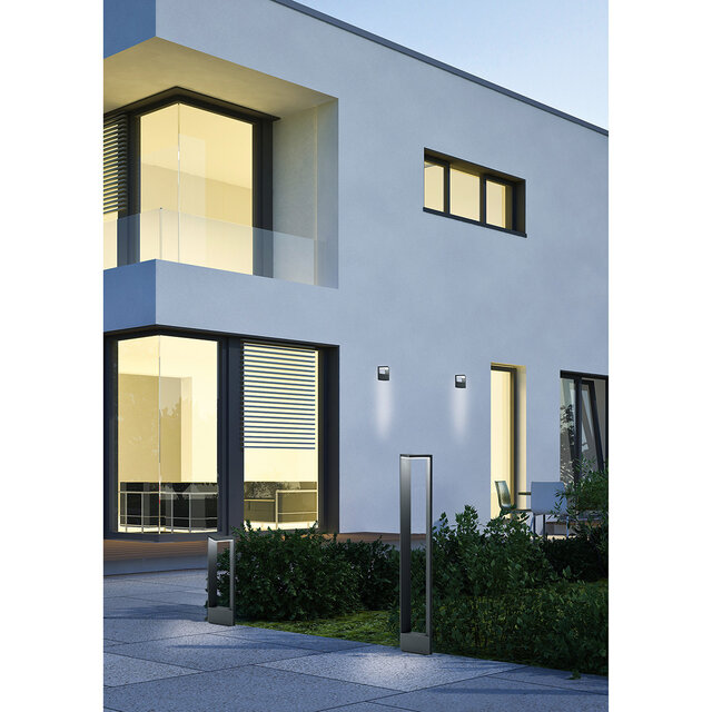 HLW LED LED Tuinverlichting - Staand Buitenlamp - Trion Gangy - 9W - Warm Wit 3000K - Waterdicht IP54 - Mat Antraciet - Aluminium HLW LED LED Tuinverlichting - Staand Buitenlamp - Trion Gangy - 9W - Warm Wit 3000K - Waterdicht IP54 - Mat Antraciet - Aluminium