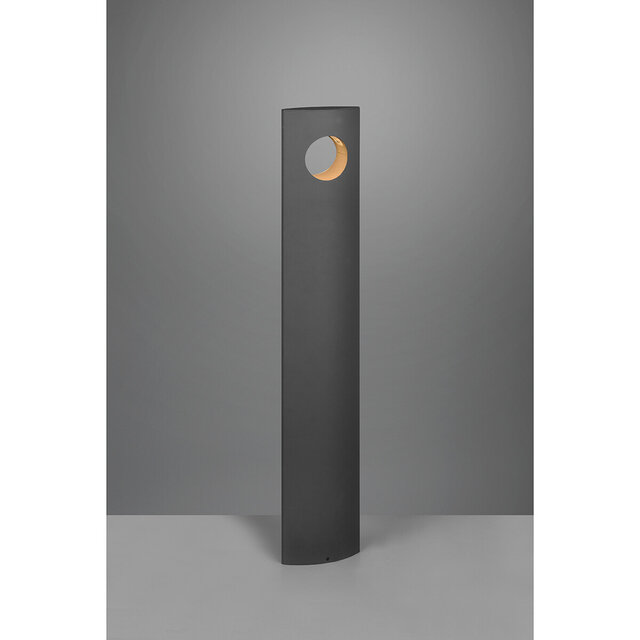 HLW LED LED Tuinverlichting - Staande Buitenlamp - Trion Katio XL - 5W - Warm Wit 3000K - Rond - Mat Antraciet - Aluminium | HLW LED LED Tuinverlichting - Staande Buitenlamp - Trion Katio XL - 5W - Warm Wit 3000K - Rond - Mat Antraciet - Aluminium |