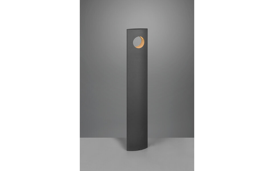 HLW LED LED Garden Floor Lamp 5W Warm White 2700K–3000K - White Floor Lamp & LED Outdoor Wall Lamp