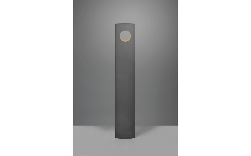 HLW LED LED Garden Floor Lamp 5W Warm White 2700K–3000K - White Floor Lamp & LED Outdoor Wall Lamp