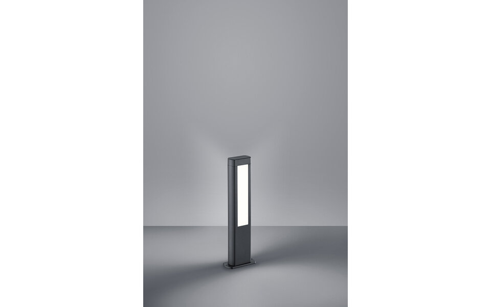 HLW LED Trion Rhinon 10W LED Floor Lamp and LED Outdoor Wall Lamp in Matte Anthracite