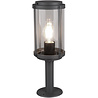 LED Tuinverlichting - Staand - Buitenlamp - Trion Taniron - E27 Fitting - Spatwaterdicht IP44 - Mat Antraciet - Aluminium Buitenverlichting