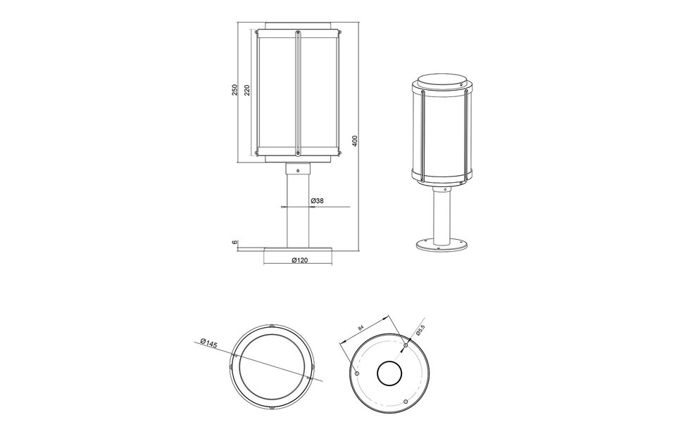 HLW LED LED Tuinverlichting - Staand - Buitenlamp - Trion Taniron - E27 Fitting - Spatwaterdicht IP44 - Mat Antraciet - Aluminium HLW LED LED Tuinverlichting - Staand - Buitenlamp - Trion Taniron - E27 Fitting - Spatwaterdicht IP44 - Mat Antraciet - Aluminium