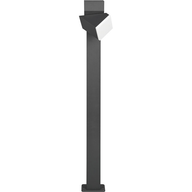 HLW LED LED Floor Lamp 7W Warm White 2700K–3000K | White Garden Wall Lamp with Adjustable Beam Angle