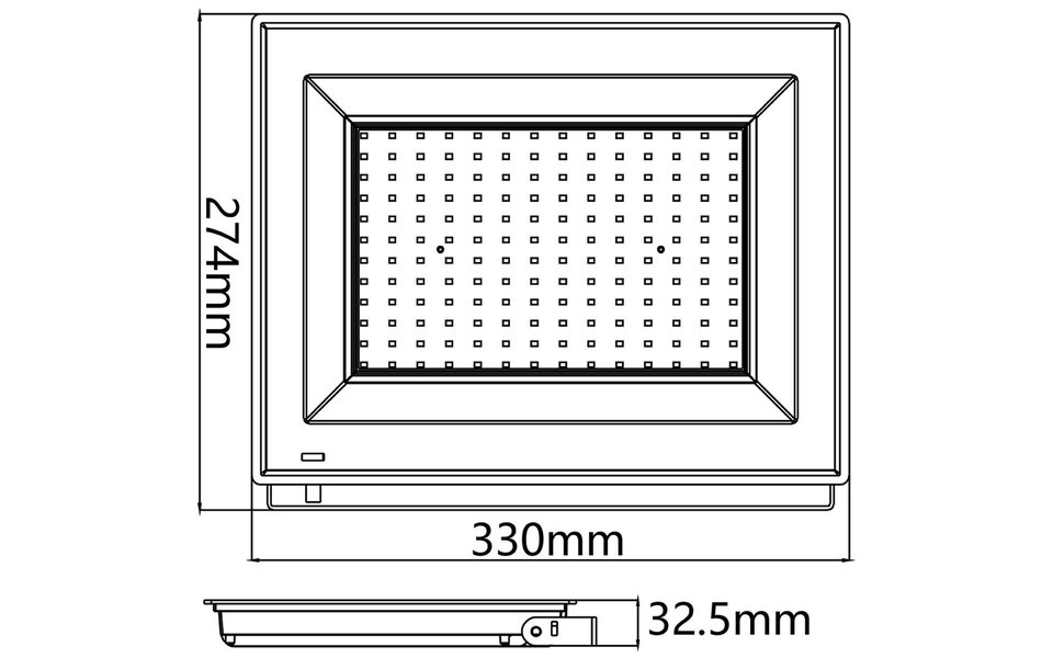 Velvalux LED Bouwlamp Velvalux Glowlit 150W - Waterdicht IP65, Neutraal Wit, Flikkervrij