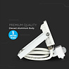 HLW LED LED Construction Lamp 20 Watt with Sensor - Natural White 4000K - Matte White Aluminum