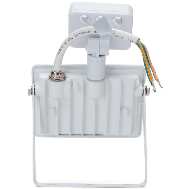 HLW LED LED Bouwlamp 20W met Sensor - Waterdichte LED Bouwlamp & Wandlamp IP65, Natuurlijk Wit