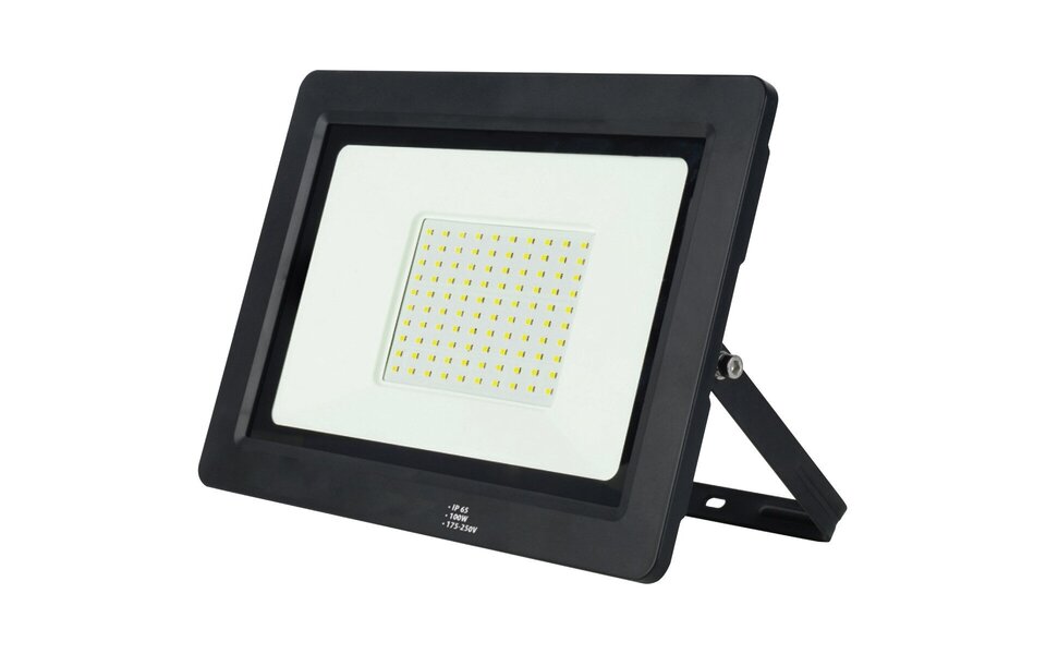 HLW LED Waterdichte LED Bouwlamp 100W - IP65, Koud Wit 6000K, Energiezuinig HLW LED Waterdichte LED Bouwlamp 100W - IP65, Koud Wit 6000K, Energiezuinig