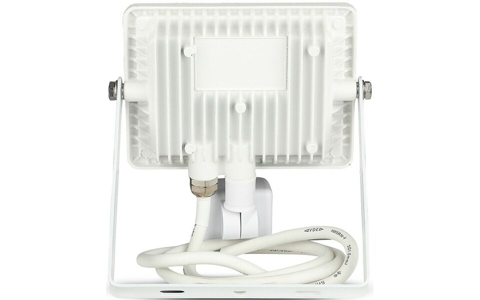 HLW LED LED Bouwlamp & Wandlamp met Sensor - Warm Wit 2700K–3000K, 20W, Mat Wit, IP65