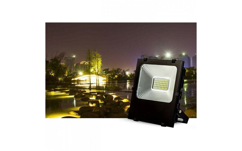 HLW LED LED Construction Lamp 300W - Waterproof IP65, Cool White 6000K, Robust & Waterproof