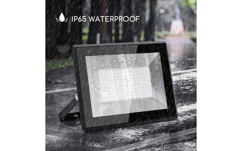 Velvalux Velvalux Glowlit LED Bouwlamp - Waterdicht IP65, Koud Wit 6000K, Flikkervrij & Modern Design