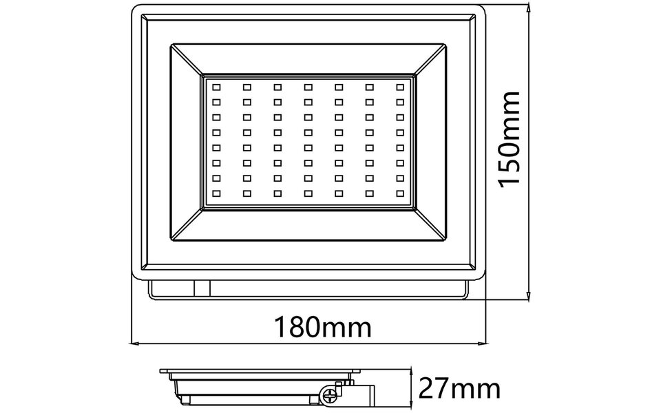 Velvalux Velvalux Glowlit LED Bouwlamp 50W - Waterdicht IP65, Koud Wit 6000K, Flikkervrij, Witte Vloerlamp Velvalux Velvalux Glowlit LED Bouwlamp 50W - Waterdicht IP65, Koud Wit 6000K, Flikkervrij, Witte Vloerlamp