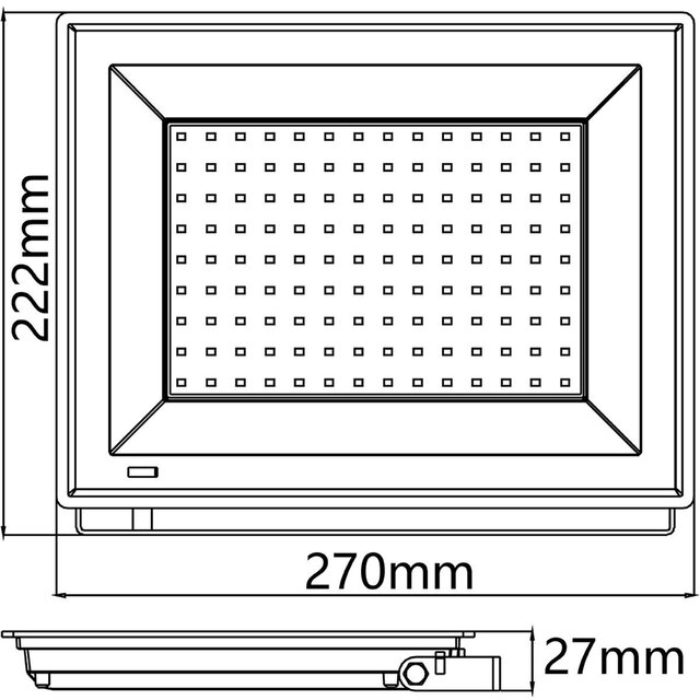 Velvalux LED Bouwlamp Velvalux Glowlit 100W - IP65 Waterdicht, Koud Wit 6000K Daglicht Wit