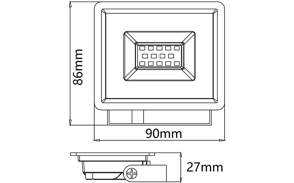 Velvalux LED Bouwlamp Velvalux Glowlit - Waterdicht IP65, Neutraal Wit, Flikkervrij