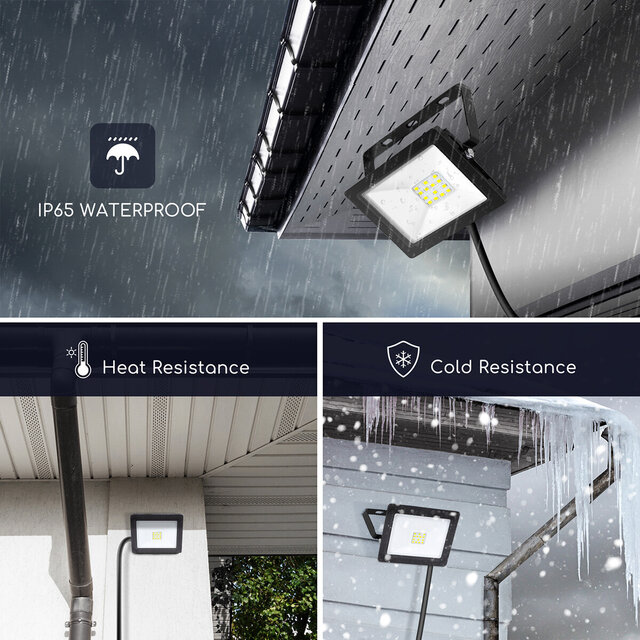 Velvalux LED Construction Lamp Velvalux Glowlit - Waterproof IP65, Cool White 6000K, Flicker-free, White Floor Lamp Velvalux LED Construction Lamp Velvalux Glowlit - Waterproof IP65, Cool White 6000K, Flicker-free, White Floor Lamp