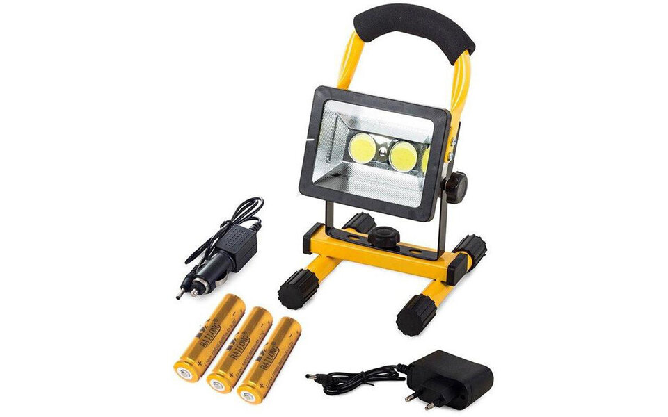 HLW LED Waterproof Adjustable LED Construction Lamp with COB LED, IP65 & Cool White 6000K HLW LED Waterproof Adjustable LED Construction Lamp with COB LED, IP65 & Cool White 6000K