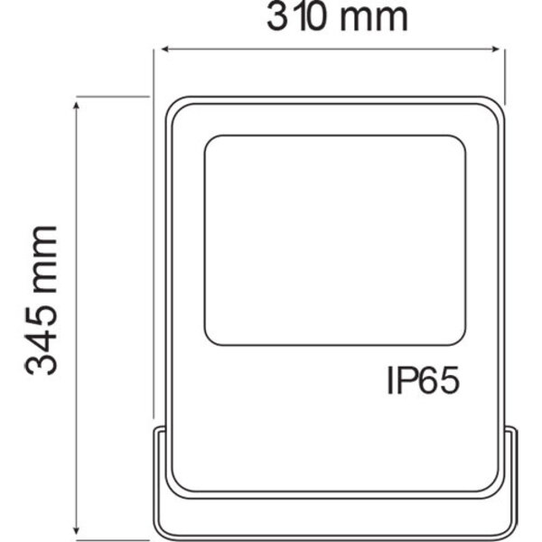 HLW LED LED Bouwlamp Waterdicht IP65 met Warm Wit 2700K–3000K Licht - 150W HLW LED LED Bouwlamp Waterdicht IP65 met Warm Wit 2700K–3000K Licht - 150W