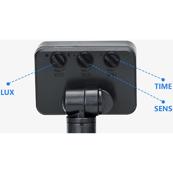 HLW LED LED Bouwlamp 10W Met Sensor - Waterdicht IP65 Mat Zwart, Neutraal Wit HLW LED LED Bouwlamp 10W Met Sensor - Waterdicht IP65 Mat Zwart, Neutraal Wit