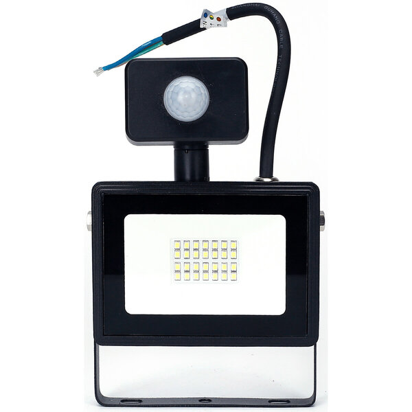 HLW LED LED Bouwlamp & Wandlamp met Sensor, Waterdicht IP65, Koud Wit 6000K, Zwart & Wit HLW LED LED Bouwlamp & Wandlamp met Sensor, Waterdicht IP65, Koud Wit 6000K, Zwart & Wit