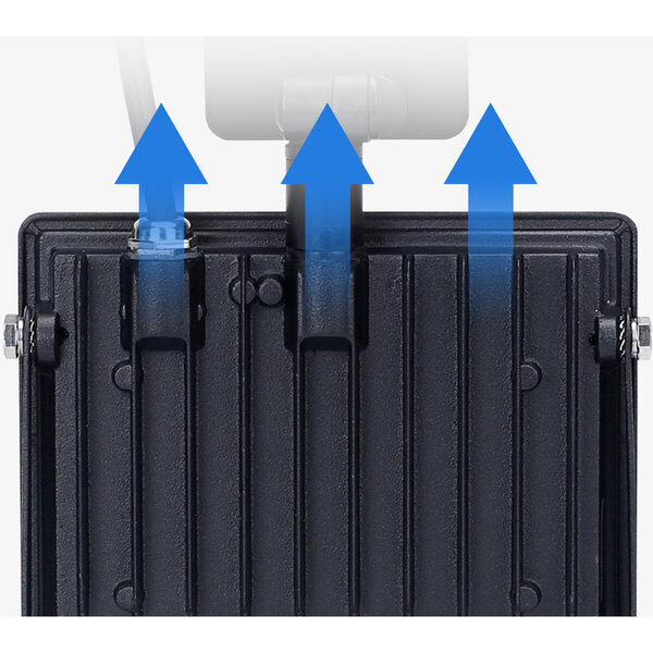 HLW LED Waterdichte LED Bouwlamp & Wandlamp met Sensor - Koud Wit 6000K, IP65, 30 Watt HLW LED Waterdichte LED Bouwlamp & Wandlamp met Sensor - Koud Wit 6000K, IP65, 30 Watt