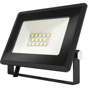 LED Bouwlamp 10W - Waterdicht IP65 - Zwart & Wit - Koud Wit 6000K LED Bouwlamp 10W - Waterdicht IP65 - Zwart & Wit - Koud Wit 6000K