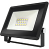 LED Bouwlamp 10W - Waterdicht IP65 - Zwart & Wit - Koud Wit 6000K Buitenverlichting