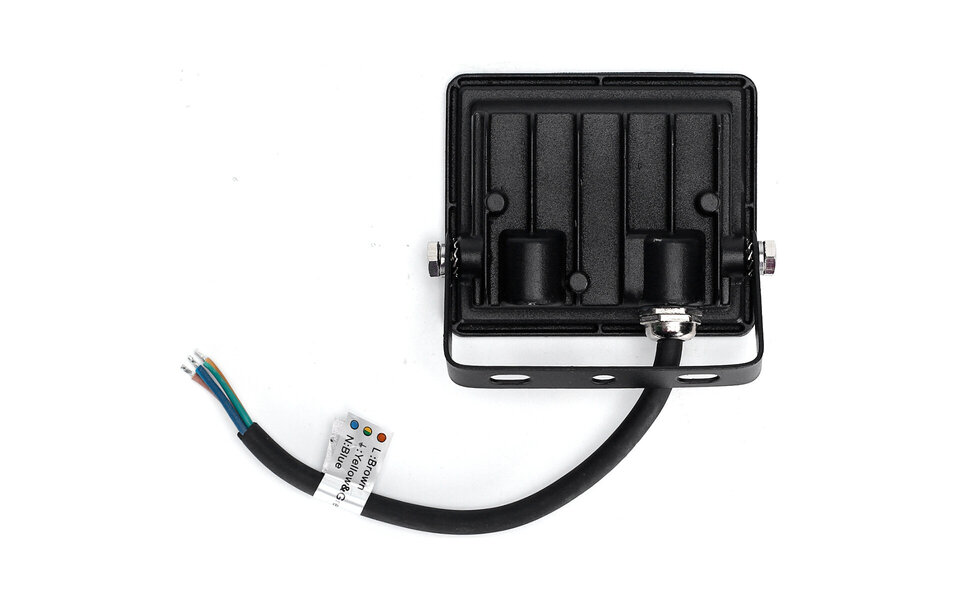 HLW LED Waterdichte LED Bouwlamp 10W IP65 - Zwarte & Witte Vloerlamp Koud Wit 6000K HLW LED Waterdichte LED Bouwlamp 10W IP65 - Zwarte & Witte Vloerlamp Koud Wit 6000K