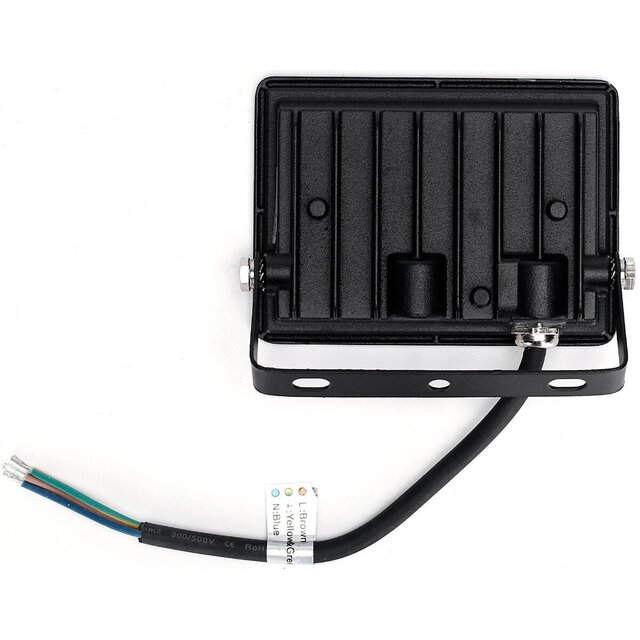 HLW LED LED Bouwlamp 20W - Mat Zwart & Wit, Waterdicht IP65, Neutraal Wit Licht HLW LED LED Bouwlamp 20W - Mat Zwart & Wit, Waterdicht IP65, Neutraal Wit Licht