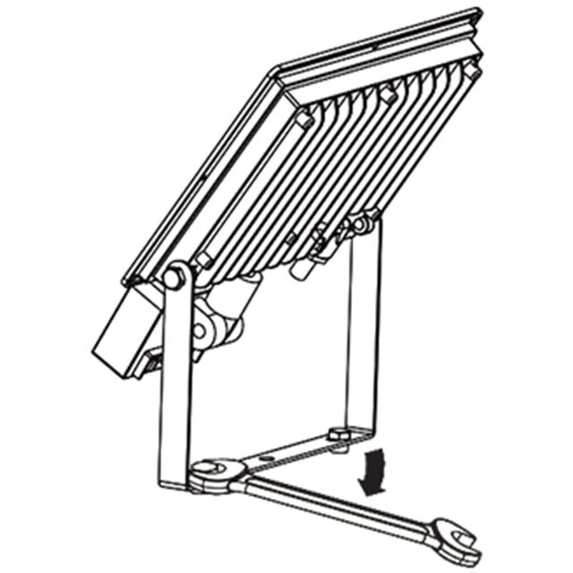 HLW LED LED Bouwlamp 20W - Mat Zwart & Wit, Waterdicht IP65, Neutraal Wit Licht HLW LED LED Bouwlamp 20W - Mat Zwart & Wit, Waterdicht IP65, Neutraal Wit Licht