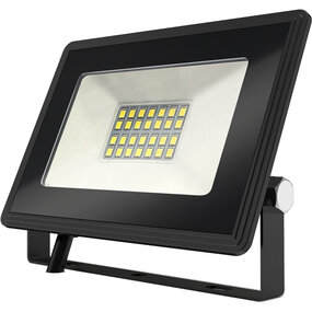 LED Bouwlamp 20W - Waterdicht IP65 - Zwart & Wit - Koud Wit 6000K LED Bouwlamp 20W - Waterdicht IP65 - Zwart & Wit - Koud Wit 6000K
