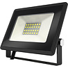 LED Bouwlamp 20W - Waterdicht IP65 - Zwart & Wit - Koud Wit 6000K Buitenverlichting