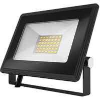 LED Construction Lamp 30W IP65 - Black & White Waterproof LED Lamp