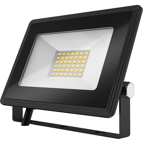 HLW LED LED Bouwlamp 30W Waterdicht IP65 - Zwart & Wit, Neutraal Wit Licht HLW LED LED Bouwlamp 30W Waterdicht IP65 - Zwart & Wit, Neutraal Wit Licht