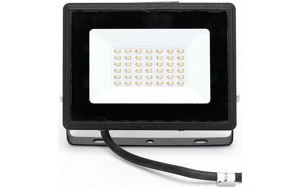 HLW LED LED Construction Lamp 30W Waterproof IP65 - Black & White, Neutral White Light HLW LED LED Construction Lamp 30W Waterproof IP65 - Black & White, Neutral White Light