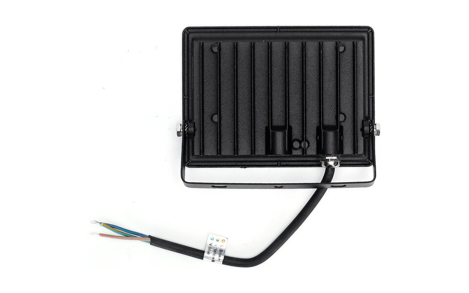 HLW LED LED Bouwlamp 30W Waterdicht IP65 - Zwart & Wit, Neutraal Wit Licht