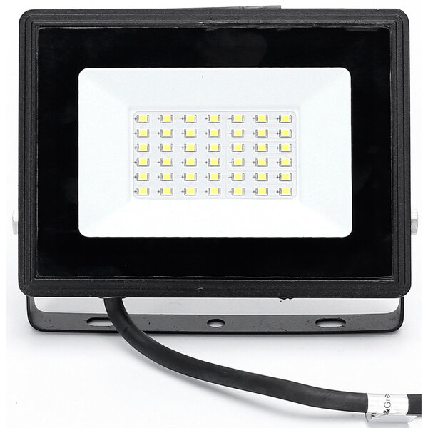 HLW LED Waterdichte LED Bouwlamp 30W IP65 - Zwarte & Witte Vloerlamp, Koud Wit 6000K HLW LED Waterdichte LED Bouwlamp 30W IP65 - Zwarte & Witte Vloerlamp, Koud Wit 6000K
